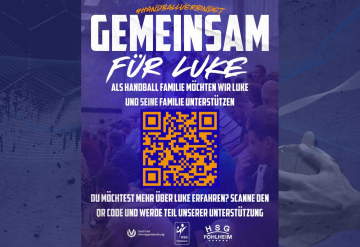 Gemeinsam für Luke: Die HSG Pohlheim engagiert sich auch außerhalb der Halle